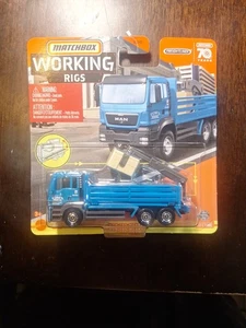 Matchbox Working Rigs Man TGS McAb Blue Variation - Picture 1 of 2