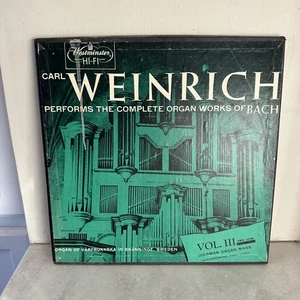 Bach - Carl Weinrich – Complete Organ Works of Bach Vol 3 - LP Box Set - VG+/VG - Picture 1 of 2