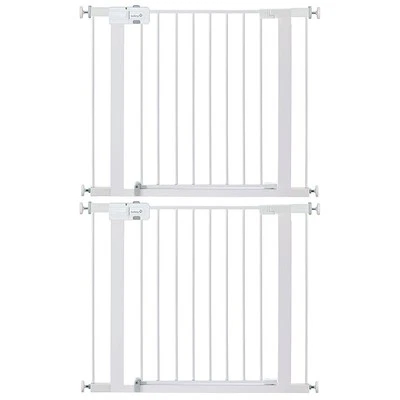 Paquete de 2 puertas de paso de fácil instalación Safety 1st caja abierta blanca Foto 1 de 4