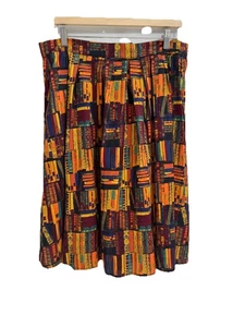 ModCloth Größe 16 literarischer Faltenrock Bibliothek Bücher Wissenschaft Baumwolle Lehrer - Bild 1 von 8