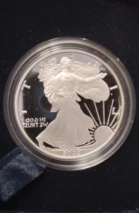 2006-W Proof American Silver Eagle $1  - Picture 1 of 4