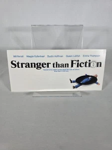 Stranger Than Fiction Film Promo Vorführpass Ticket 2006 Will Ferrell 4 x 9 Zoll - Bild 1 von 2