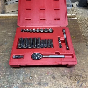 Proto 3/8 Drive 22pc SAE Combo Socket Set 6pt USA J52134 Lightly Used 🔧 - Bild 1 von 12