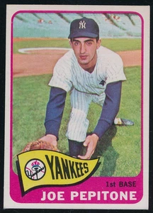 Joe Pepitone 1965 Topps #245 New York Yankees casi nuevo centrado - Imagen 1 de 2