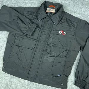 5.11 Tactical Jacket Mens Medium Black Full Zip Utility Windbreaker Pockets - Picture 1 of 17