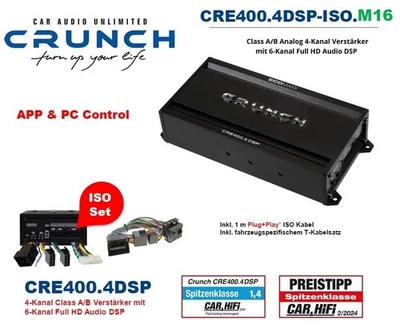 Amplificatore DSP Crunch CRE400.4DSP-ISO.M16 compatibile con Ford Fusion... - Immagine 1 di 4