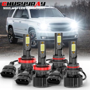 For Chevy Tahoe LT Sport Utility 4-Door 2007-2020 LED Headlight High Low Bulbs - Picture 1 of 15