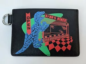 Paul Smith Cartera - Nuevo con Etiqueta Dino's Diner Dinosaurio Cuero Tarjetero - Imagen 1 de 5