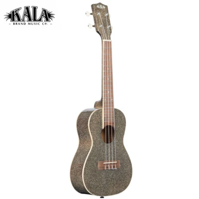 Kala Sparkle Series Mahogany Body Concert Ukulele - Stardust Gold KA-SPRK-GOLD - Image 1 of 4