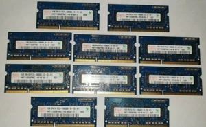 HYNIX 10x 1gb = 10GB RAM MEMORY DDR3 - 2Rx16 PC3-10600S-9-10-A1 (5 pairs) - Picture 1 of 2