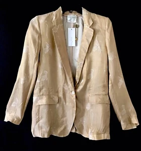 FORTE FORTE The Atlantic Burnished Gold Jacket Size 0 Reg $845 NWT - Picture 1 of 3