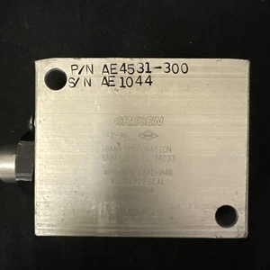 Cargo Door Holding Valve; MPN AE4531-300; S/N AE1044; OVERHAULED - Picture 1 of 11