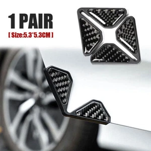 1 Par de Adhesivos Negros Antiarañazos Cubierta Esquina Puerta Coche Protector Accesorios - Imagen 1 de 13