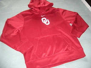 OKLAHOMA SOONERS OU JUNGEN NIKE THERMA FIT PULLOVER HOODIE OBERTEIL MEDIUM - Bild 1 von 3