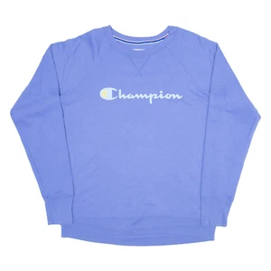 CHAMPION Womens Sweatshirt Purple L - Picture 1 of 6