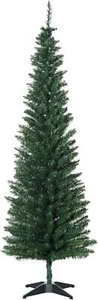6' Slim Artificial Pencil Christmas Tree with 390 Branch Tips, Green - Picture 1 of 9