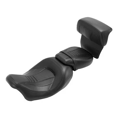 Asiento de conductor pasajero y respaldo trasero apto para Harley Touring Road Glide 14-23 22 Foto 1 de 4