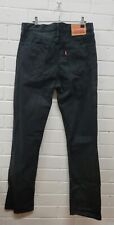 Levi's 516 Denim Men’s Black Jeans Straight Leg Regular Fit  Size 34X34 Zip Fly