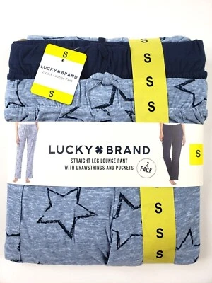 Lucky Brand Women's Straight Leg Lounge Pants  2-pack  Size Small - Image 1 of 2