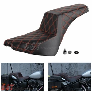 Motorcycle 2-Up LS Gel Seat For Harley Softail Street Bob FXBBS FLHCS 2018-2024 - Picture 1 of 8
