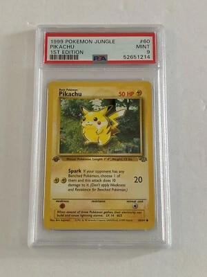 Pokemon 1999 Jungle 1st Edition - Pikachu 60/64 - PSA 9 Mint - Beautiful! - Image 1 of 2