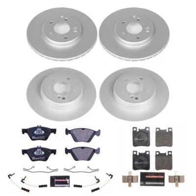 PowerStop Disc Brake Kit - Front and Rear - Fits Mercedes Benz CLK320 1998-1999, Foto 1 de 4