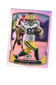 2014 Bowman Chrome Refractors #81 Jordy Nelson  Green Bay Packers - Picture 1 of 2