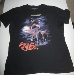 AMERICAN WEREWOLF IN LONDON T-Shirt Fright Rags Size XL Black - Picture 1 of 3