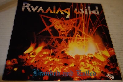 Running Wild Branded & Exiled 1985 Lp W/ Inner Sleeve Vg++/Nm Combat Records - Image 1 of 4