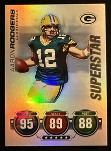 2010 TOPPS ATTAX SUPERSTAR FOIL AARON RODGERS PACKERS - Picture 1 of 2