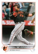Pedro Severino 2022 Topps Series 1 Baseball Card #72 Baltimore Orioles