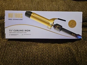 Hot Tools Pro Artist 24K Gold Jumbo Lockenstab Locken 1 1/2" - Bild 1 von 2