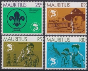 F-EX34796 MAURITIUS MNH 1982 BOYS SCOUTS SCOUTING JAMBOREE LORD BADEM POWELL.   - Picture 1 of 1