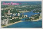 Postkarte Boca Raton Florida USA Bay Ocean Skyline 1992 USA Schreiben gestempelt Po A1