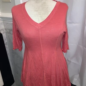 Soft Surroundings Womens Size Petit X-Small Tunic Dress Red/Orange NWOTS! - Picture 1 of 15