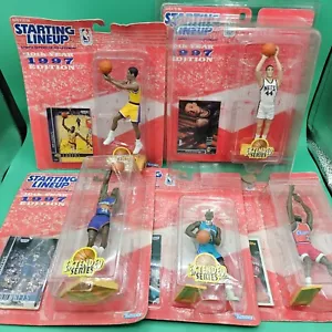 1997 Starting Lineup NBA Basketball Figures LOT OF 5 Vintage Extended Series NEW - Picture 1 of 11