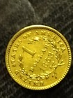 1853 U.S. One Dollar $1 Liberty Head Gold Coin