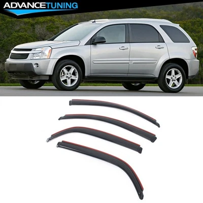 For 05-09 Chevy Equinox 06-09 Pontiac Torrent In-Channel Window Visors Deflector Foto 1 de 4