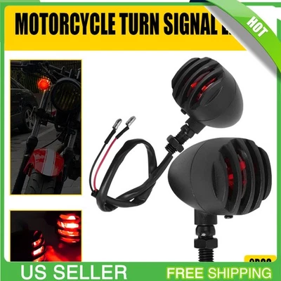 Pisca-pisca indicador de luz de seta vermelha para KAWASAKI NINJA 250R /KLX250SF/250S - Imagem 1 de 4