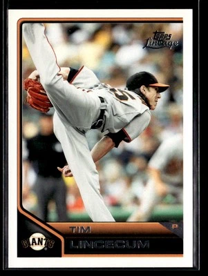 Tim Lincecum - 2011 Topps Lineage Paper Base #135 San Francisco Giants - Image 1 of 2
