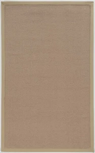Linon Empire Machine Tufted Wool 1'10"x2'10" Rug in Cork Brown and Beige - Picture 1 of 7