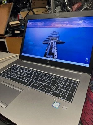 HP ZBook Studio 17  i9-9880H 32GB RAM 512GB SSSD, Quadro RTX 3000 6GB GPU Win 11 - Image 1 of 4