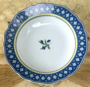 MEDITERRÁNEO Juego de 4 cuencos de sopa con borde 8,25" Wedgwood Inglaterra Toscana Toscana BONITO - Imagen 1 de 8