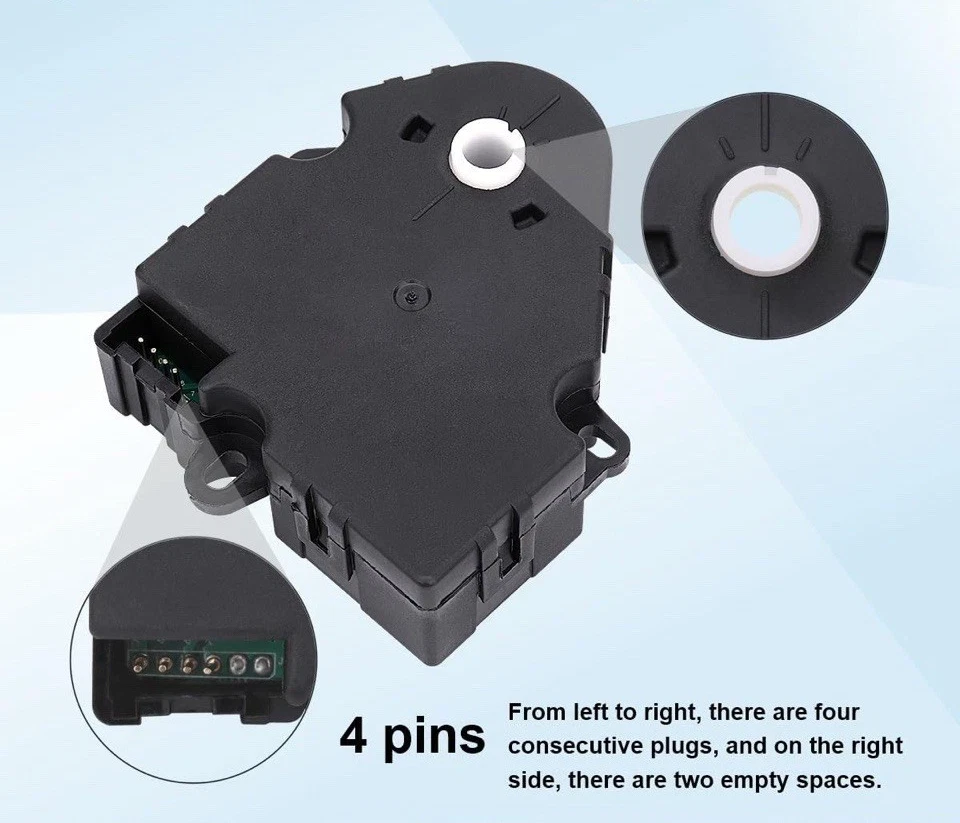HVAC Heater Blend Door Actuator for Chevrolet C/K 1500 2500 3500 Buick Pontiac - Imagem 1 de 4