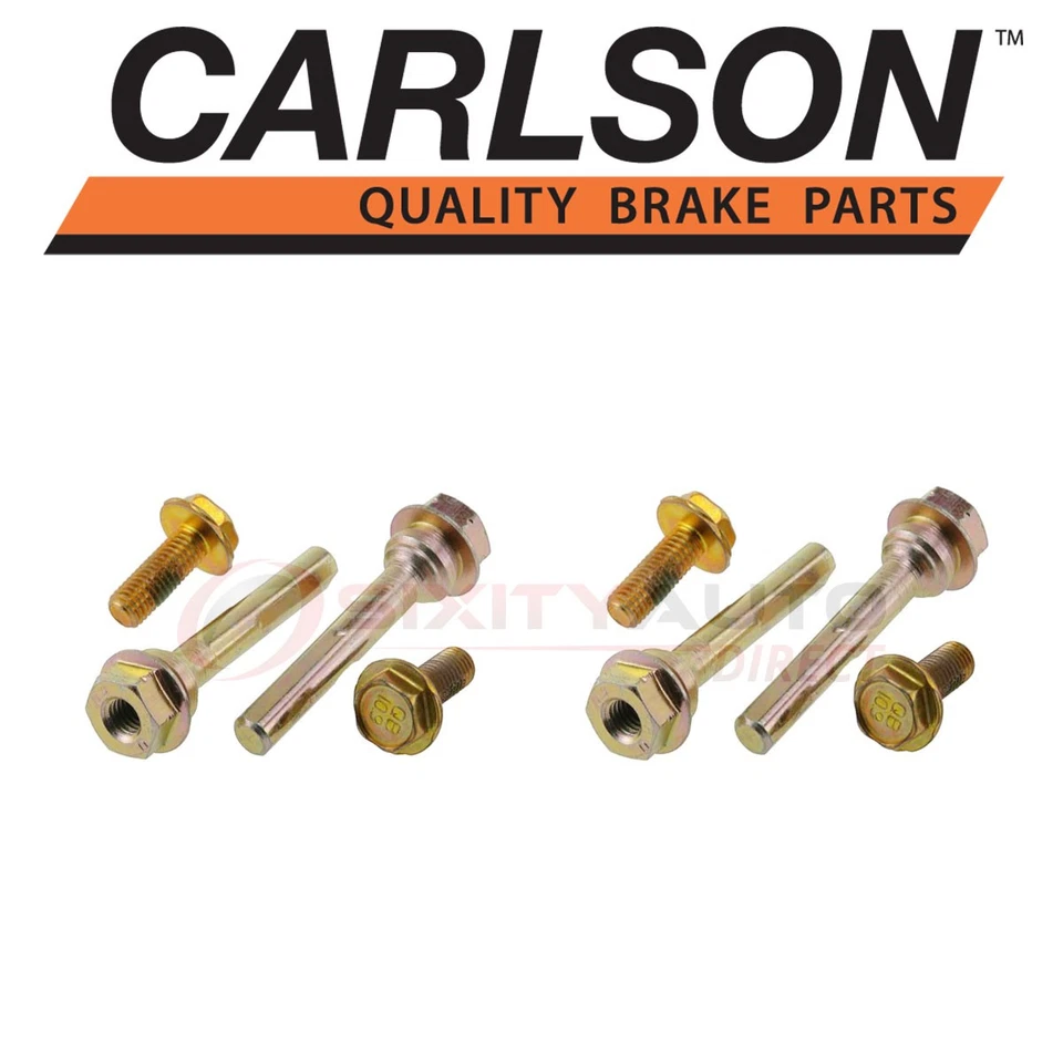 2 pc Carlson Rear Brake Caliper Guide Pin Kit for 2006-2008 Audi A4 Quattro  gg Foto 1 de 4