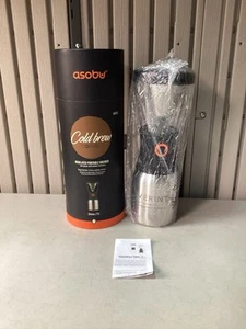 Asobu Cold Brew Coffee Insulated Portable Brewer, 34oz/1L - New/Never Used/Boxed - Picture 1 of 24
