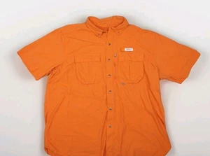 Camisa de pesca Gander Mountain Guide Series naranja ventilada para hombre XL manga corta - Imagen 1 de 9