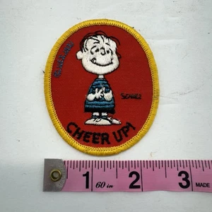 Vintage Peanuts Patch Linus "Cheer Up" Schulz - Picture 1 of 3