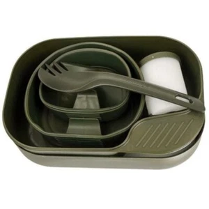 WILDO CAMP-A-BOX Complete Foldable Dishes Outdoor Camping Cookware Set OD Green - Picture 1 of 12