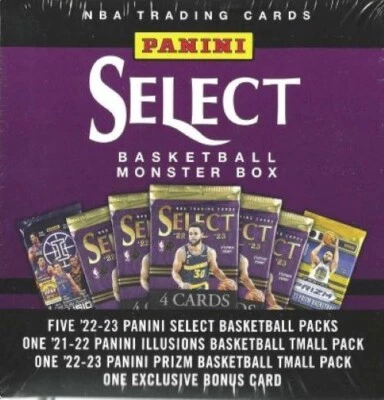 2022-23 Panini Select NBA Basketball MJH Factory Sealed Monster Box - Image 1 of 4
